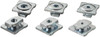 Cooper B-Line Zinc Plated Carbon Steel Combo Strut Nut Washer 450 Lb Capacity, 0.25" Bolt, 1 Hole, Used with Cooper B Line Channel & Strut (All Sizes Except B62 & B72) NW524 ZN - 82610494