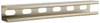 Cooper B-Line 10 ft. Long x 1-5/8" Wide x 1-5/8" High, 12 Gauge, Carbon Steel, Half Slot Framing Channel & Strut 0.105" Thick, Dichromate B22SH-120 YZN - 64038136