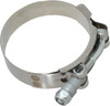 Campbell Fittings 2-3/4" Hose, 3/4" Wide x 0.025" Thick, T-Bolt Band Clamp Stainless Steel 30050-0288-051 - 48499214