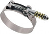 Ideal-Tridon 3-3/8 to 3-11/16" Hose, 3/4" Wide, T-Bolt Spring Loaded Clamp 3-3/8 to 3-11/16" Diam, Stainless Steel 300300338051 - 61586087