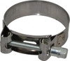 Mikalor 2-5/8" Hose, 0.78" Wide x 0.04" Thick, T-Bolt Hose Clamp 2.48 to 2.68" Diam, Stainless Steel Band, Housing & Zinc Plated Screw 301917-8 - 74512955