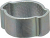 Oetiker 8.1 to 11mm, Zinc-Plated 2-Ear Clamp 3/8" Noml Size, 4.55mm Inner Width, 7mm Wide x 1mm Thick, Carbon Steel 10100011-100 - 48543961