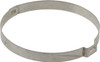 Oetiker 60.4 to 63.5mm, 1-Ear Clamp 2-1/2" Noml Size, 10mm Inner Width, 7mm Wide x 0.6mm Thick, Stainless Steel 15500041-100 - 48546766