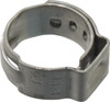 Oetiker Stepless Ear Clamp 1/2" Noml Size, 8mm Inner Width, 7mm Wide x 0.6mm Thick, Stainless Steel 16700010-100 - 48548887