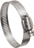 Ideal-Tridon SAE Size 6, 3/8 to 7/8" Diam, Stainless Steel Worm Drive Clamp 1/2" Wide, Material Grade 201, Series Contractor 6706550 - 92625276
