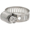 Made in USA SAE Size 6, 7/16 to 25/32" Diam, Stainless Steel Miniature Worm Drive Clamp 5/16" Wide 3606 BW - 61434437