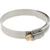 Made in USA SAE Size 44, 2-5/16 to 3-1/4" Diam, Stainless Steel Protective Liner Worm Drive Clamp 9244H BW - 61434932