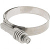 Made in USA SAE Size 312, 2-1/4 to 3-1/8" Diam, Stainless Steel Worm Drive Clamp CT 300 L SS BW - 61435764
