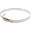 Made in USA SAE Size 104, 6-1/8 to 7" Diam, Stainless Steel Protective Liner Worm Drive Clamp 92104 BW - 61435780