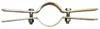 Empire Industries 8" Pipe, Riser Clamp 2,500 Lb Capacity, Grade 304 Stainless Steel 50SS0800 - 02164408