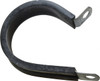 Made in USA 1-1/2" Pipe, 1-1/2" Rod, Cushion Clamp Gray & Black, Galvanized Steel & EPDM Cushion STAR-GS-24E - 86448560
