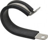 Made in USA 1-1/4" Pipe, 1-1/4" Rod, Cushion Clamp Gray & Black, Grade 304 Stainless Steel & EPDM Cushion STAR-SS-20E - 86448768