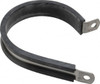 Made in USA 2" Pipe, 2" Rod, Cushion Clamp Gray & Black, Grade 304 Stainless Steel & EPDM Cushion STAR-SS-32E - 86448826