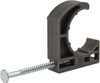 Oatey 3/4" Pipe, Ribbed Pipe Clamp with Nail Gray, Polyethylene 33901 - 37036274