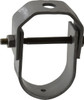 Made in USA 1-1/4" Pipe, 3/8" Rod, Carbon Steel Adjustable Clevis Hanger Black Coated, 610 Lb Capacity 0500173042 - 36987360
