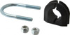 ZSi-Foster 1/2" Pipe, Steel U Bolt Clamp with Cushion Electro Galvanized, 1/2" Panel Thickness UB1/2PA - 00195859