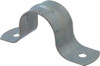 Empire Industries 3/4 Pipe, Carbon Steel, Galvanized Pipe, Conduit or Tube Strap 2 Mounting Holes 231G0075PK10 - 02165017