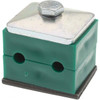 Value Collection 1.34" Wide x 1.36" High x 1.18" Deep, Polypropylene Twin Vibration-Control Clamp Steel Plate, Mount with Standard AT1-6.4-A - 51248508