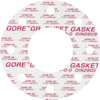 Made in USA 4" Pipe, Flange Gasket Gore-Tex GR, White, 1/16" Thick 31946361 - 31946361