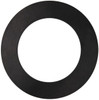 Made in USA 4" Pipe, 4-1/2" ID x 6-7/8" OD Flange Gasket Neoprene Rubber, Black, 1/8" Thick 31947302 - 31947302