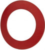 Made in USA 3" Pipe, 3-1/2" ID x 5-3/8" OD Flange Gasket Red Rubber, Red, 1/8" Thick 31947435 - 31947435