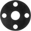 USA Sealing 2" Pipe, 2-3/8" ID x 6" OD Flange Gasket Buna-N Rubber, Black, 1/8" Thick BULK-FG-803 - 47400031