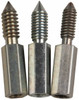 Made in USA 3 Piece Flexible/Rigid Lantern Gland Thread Adapter Packing Tool Tip Set 8-32, 10-24, 10-32 Thread, For 7-1/2" Flexible or 6" Rigid Shaft Packing Tools 31949324 - 31949324