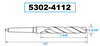 Precise 4MT High Speed Steel Taper Shank Drill, 1-3/16 X 7-3/8 X 13" - 5302-4112