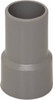 Flexaust 1-1/2" Screw-On Hose Cuff PVC, Gray 03100900 - 37441623