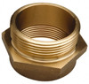 EVER-TITE Coupling 2-1/2 FNPT x 2-1/2 MNPSH Hydrant Hex Nipple Brass 3TMHFM2525 - 78661816