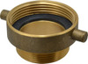 EVER-TITE Coupling 3 FNST x 2-1/2 MNST Hydrant Adapter Brass 3TNHA3025F - 78661949
