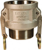 Dixon Valve & Coupling 2-1/2" x 2-1/2" Cam & Groove Female Coupler Male NPT Thread Part B, Stainless Steel, 150 Max psi, for Suction & Discharge Hose 250-B-SS - 35128123