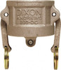 Dixon Valve & Coupling 4" Cam & Groove Dust Cap for Use with Adapters Part DC, Aluminum, 100 Max psi, for Suction & Discharge Hose 400-DC-AL - 74196718