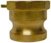 EVER-TITE Coupling 2" x 2" Cam & Groove Male Adapter Female NPT Thread Part A, Brass, 350 Max psi, for Suction & Discharge Hose 320ABR - 40653180