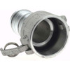EVER-TITE Coupling 3" Cam & Groove Female Coupler Hose Shank Part C, Aluminum, 125 Max psi, for Suction & Discharge Hose 330CAL - 48482301