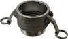 EVER-TITE Coupling 3" x 3" Cam & Groove Female Coupler Male NPT Thread Part B, Stainless Steel, 200 Max psi, for Suction & Discharge Hose 330BSS - 48492185
