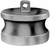 EVER-TITE Coupling 6" Cam & Groove Dust Plug for Use with Couplers Part DP, Stainless Steel, 75 Max psi, for Suction & Discharge Hose 360DPSS - 48492821