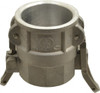EVER-TITE Coupling 2" x 2" Cam & Groove Female Coupler Female NPT Thread Part D, Aluminum, 250 Max psi, for Suction & Discharge Hose 320DLHAL102 - 85830073