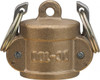Value Collection 2" Cam & Groove Dust Cap for Use with Adapters Part DC, Brass, 1,000 Max psi, for Suction & Discharge Hose WS-HF-CAM-028 - 44796548