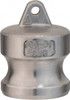 Value Collection 2" Cam & Groove Dust Plug for Use with Couplers Part DP, Stainless Steel, 1,000 Max psi, for Suction & Discharge Hose WS-HF-CAM-130 - 44797629