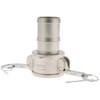 Value Collection 2" Cam & Groove Female Coupler Hose Shank Part C, Stainless Steel, for Suction & Discharge Hose BD-DV-00012 - 81011025