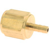 Dixon Valve & Coupling 1/4 NPTF Thread Hose Barb x Female NPT Connector 1/8" ID Hose, Brass 1040204C - 48755961
