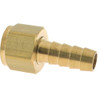 Dixon Valve & Coupling 3/8 NPSM Thread Hose Barb Gasket Seat x Female NPSM Swivel Connector 3/8" ID Hose, Brass 1260606C - 48757132