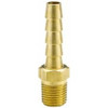 Parker Hannifin 1/8 NPT Thread Hose Barb x Male NPT Connector 1/8" ID Hose x 0.185" OD Hose, Brass 125HB-2-2 - 01045277
