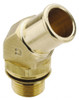 Parker Hannifin M18x1.5 Metric Thread Hose Barb x Metric Thread 45° Male Elbow 3/4" ID Hose, Brass 179HB-12-MI18 - 80258932