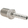 Value Collection 1/4 MNPT Thread Barb x NPT Hose Insert 1/4" ID Hose, Stainless Steel BD-DV-00314 - 53610481