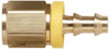 Coilhose Pneumatics 1/4" ID 1/4 NPT Barbed Push On Female Connector Brass LRF0404 - 40086035