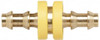 Coilhose Pneumatics 3/8" ID Barbed Push On Splicer Brass LS0606 - 40086753