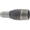 Campbell Fittings 1" Pipe ID, Reducer Combination Nipple for Hoses 1-1/4 Male NPT, Steel HRS-5X4 - 48467732