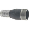 Campbell Fittings 1-1/4" Pipe ID, Reducer Combination Nipple for Hoses 1-1/2 Male NPT, Steel HRS-6X5 - 48467740